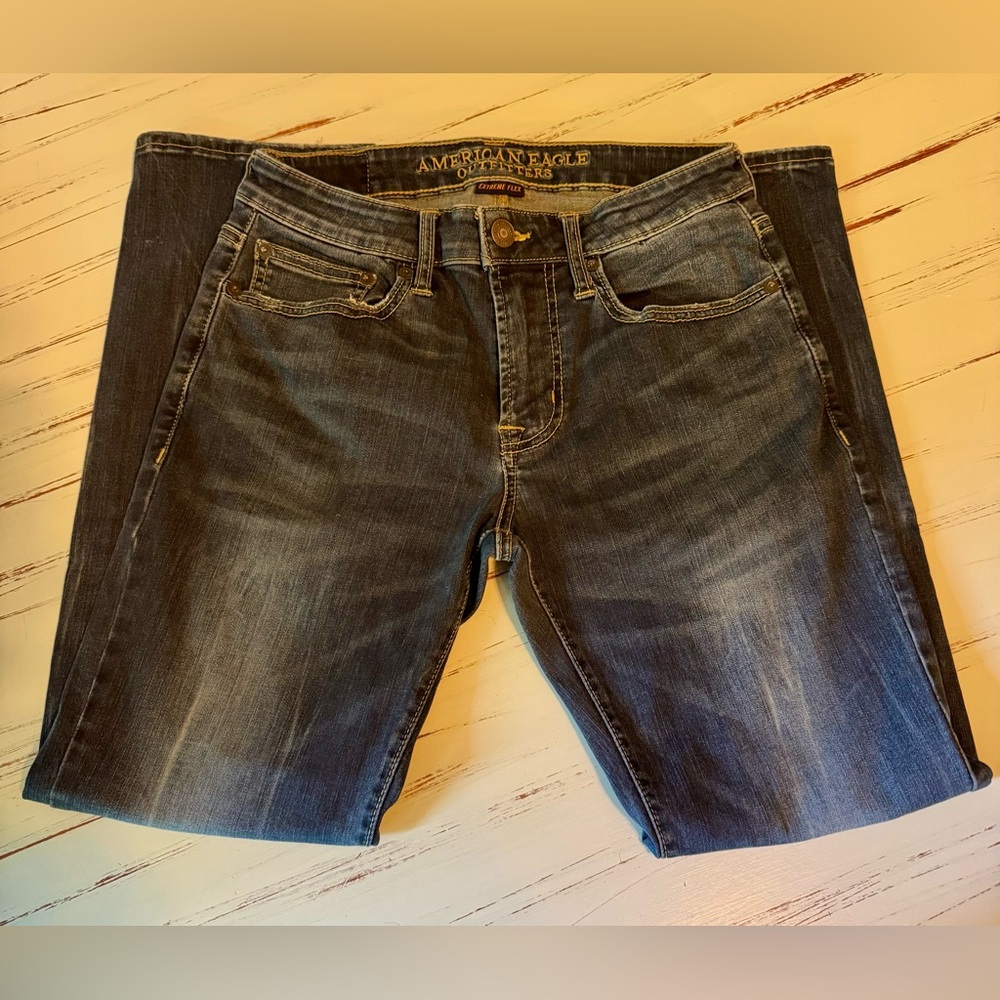 American Eagle Slim Straight Jeans, Size 28x28